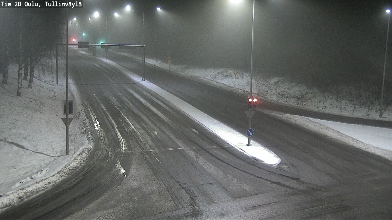 Weather Camera Image Väg 20 Uleåborg, Tullinväylä, Oulu, Pohjois-Pohjanmaa