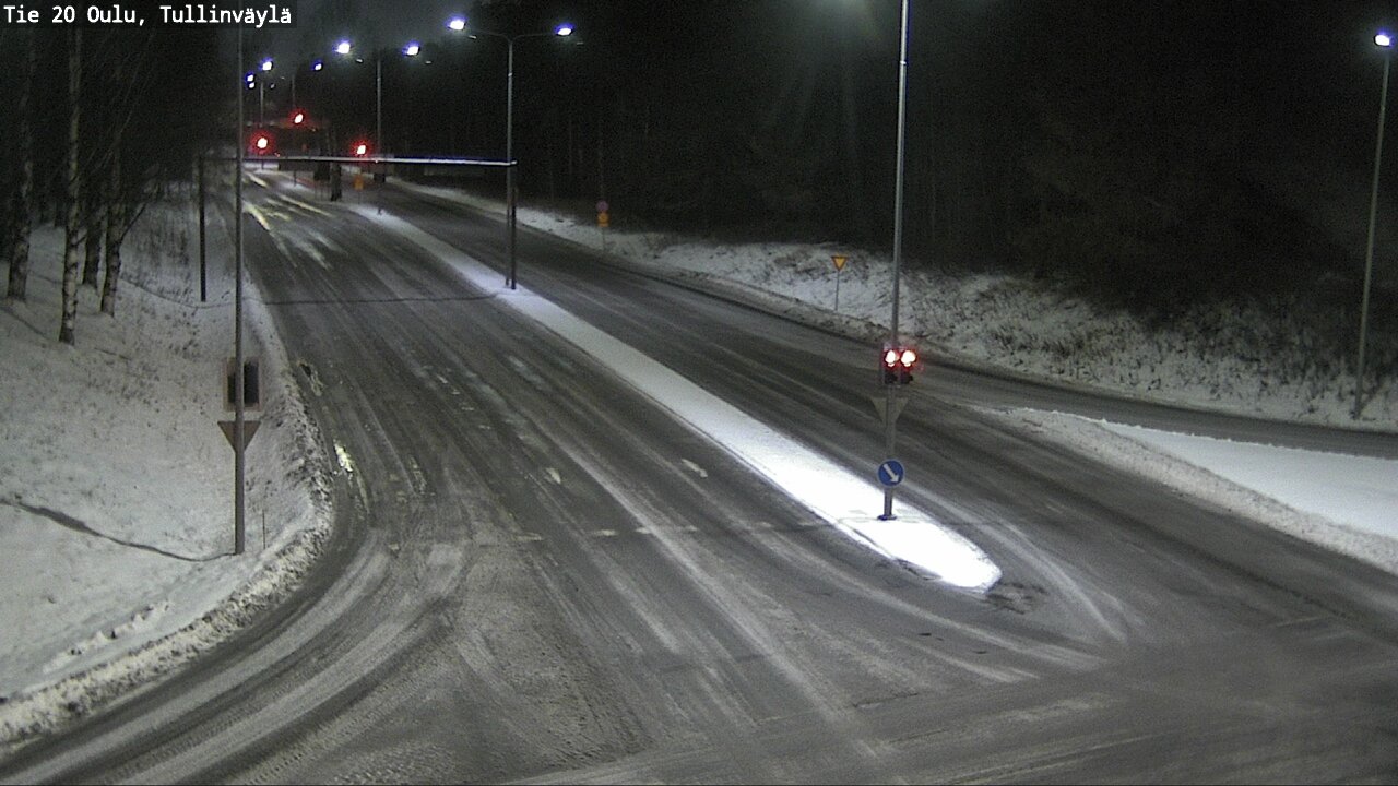 Weather Camera Image Väg 20 Uleåborg, Tullinväylä, Oulu, Pohjois-Pohjanmaa