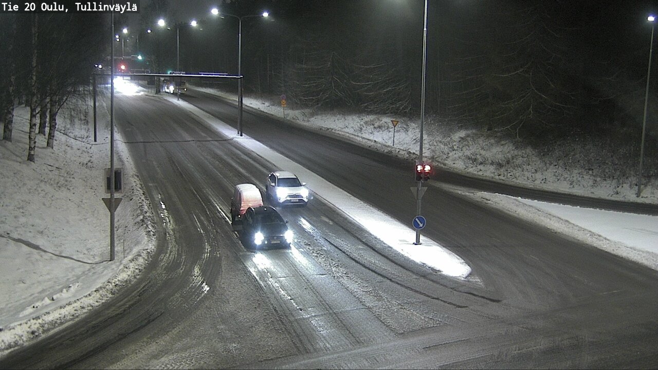 Weather Camera Image Väg 20 Uleåborg, Tullinväylä, Oulu, Pohjois-Pohjanmaa