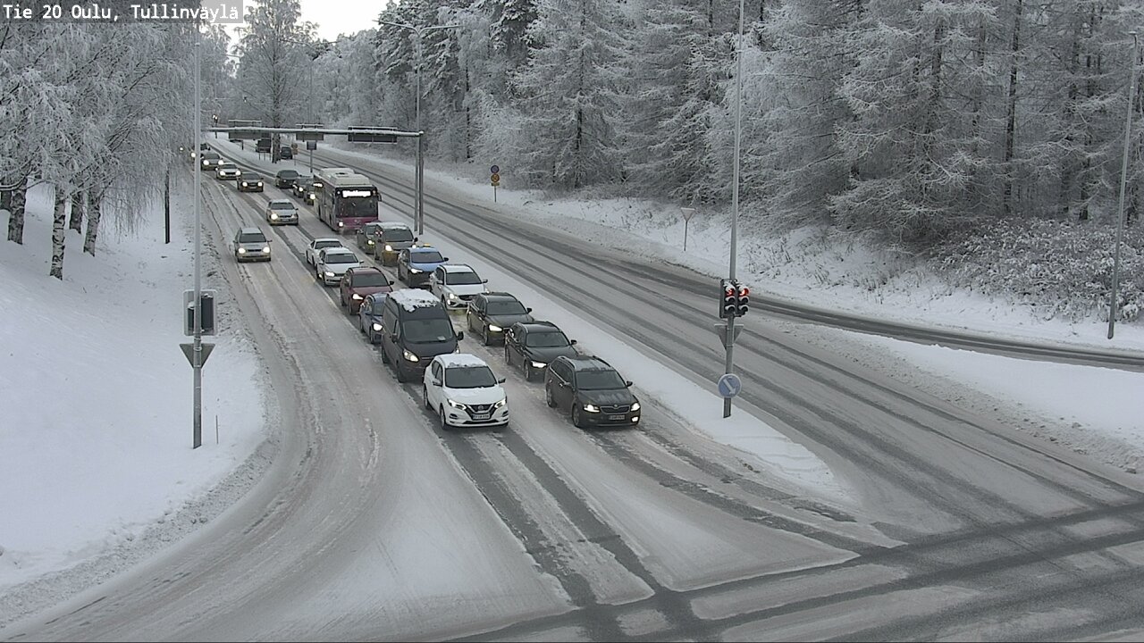 Weather Camera Image Väg 20 Uleåborg, Tullinväylä, Oulu, Pohjois-Pohjanmaa
