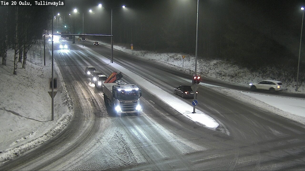 Weather Camera Image Väg 20 Uleåborg, Tullinväylä, Oulu, Pohjois-Pohjanmaa