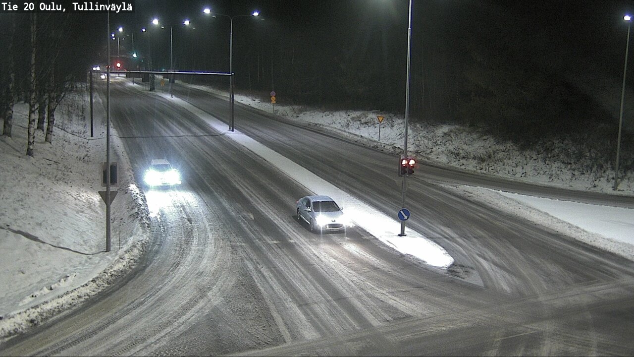 Weather Camera Image Väg 20 Uleåborg, Tullinväylä, Oulu, Pohjois-Pohjanmaa