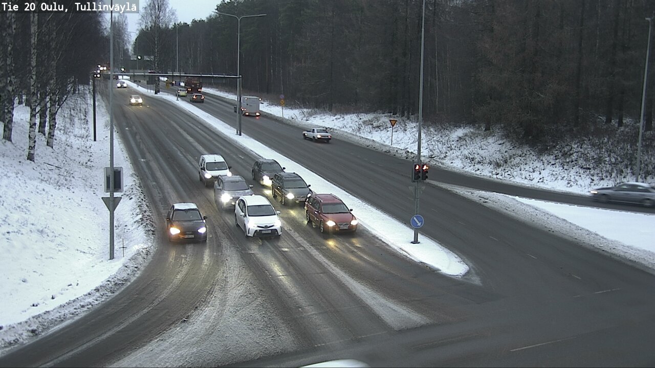 Weather Camera Image Väg 20 Uleåborg, Tullinväylä, Oulu, Pohjois-Pohjanmaa