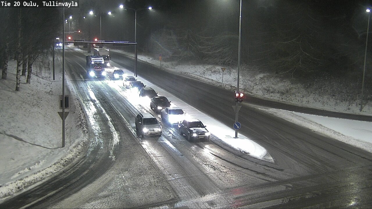 Weather Camera Image Väg 20 Uleåborg, Tullinväylä, Oulu, Pohjois-Pohjanmaa