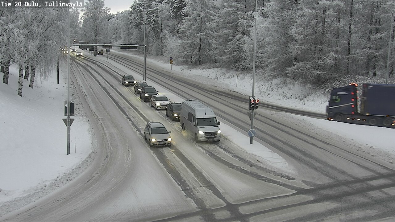 Weather Camera Image Väg 20 Uleåborg, Tullinväylä, Oulu, Pohjois-Pohjanmaa