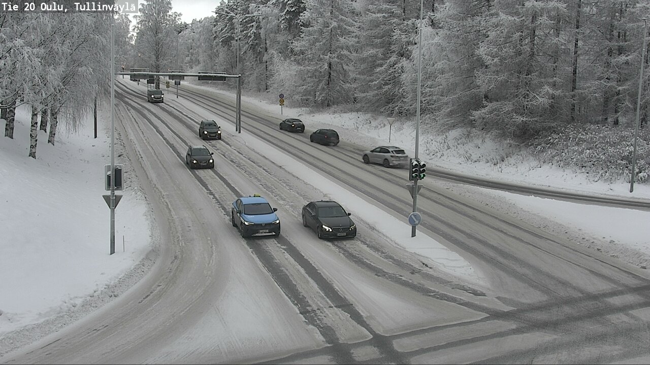 Weather Camera Image Väg 20 Uleåborg, Tullinväylä, Oulu, Pohjois-Pohjanmaa