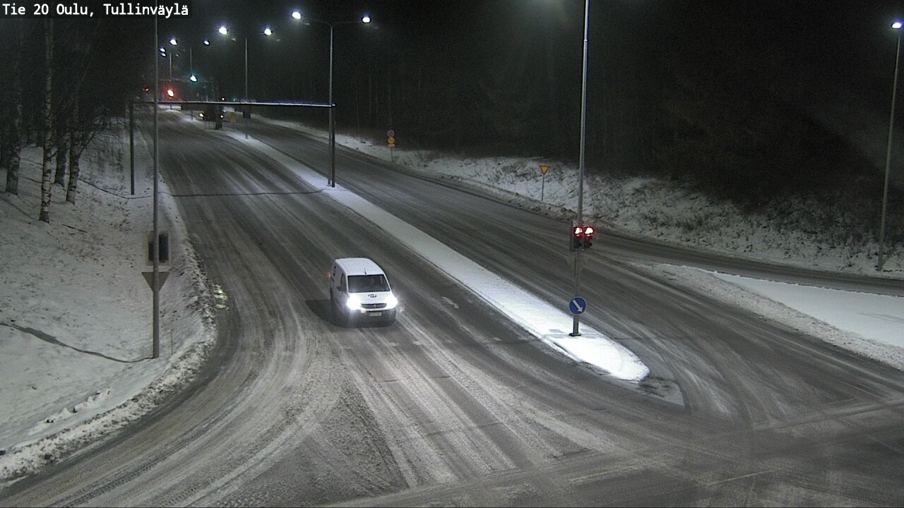 Weather Camera Image Väg 20 Uleåborg, Tullinväylä, Oulu, Pohjois-Pohjanmaa