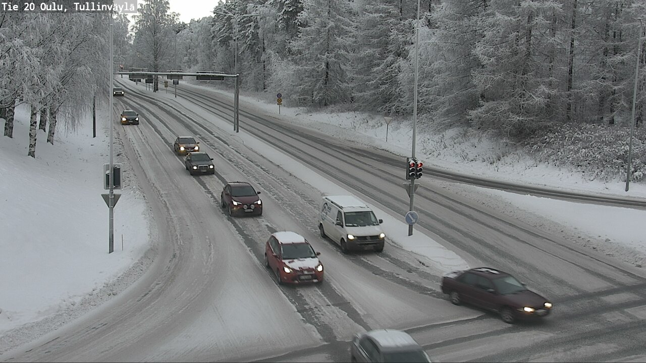Weather Camera Image Väg 20 Uleåborg, Tullinväylä, Oulu, Pohjois-Pohjanmaa