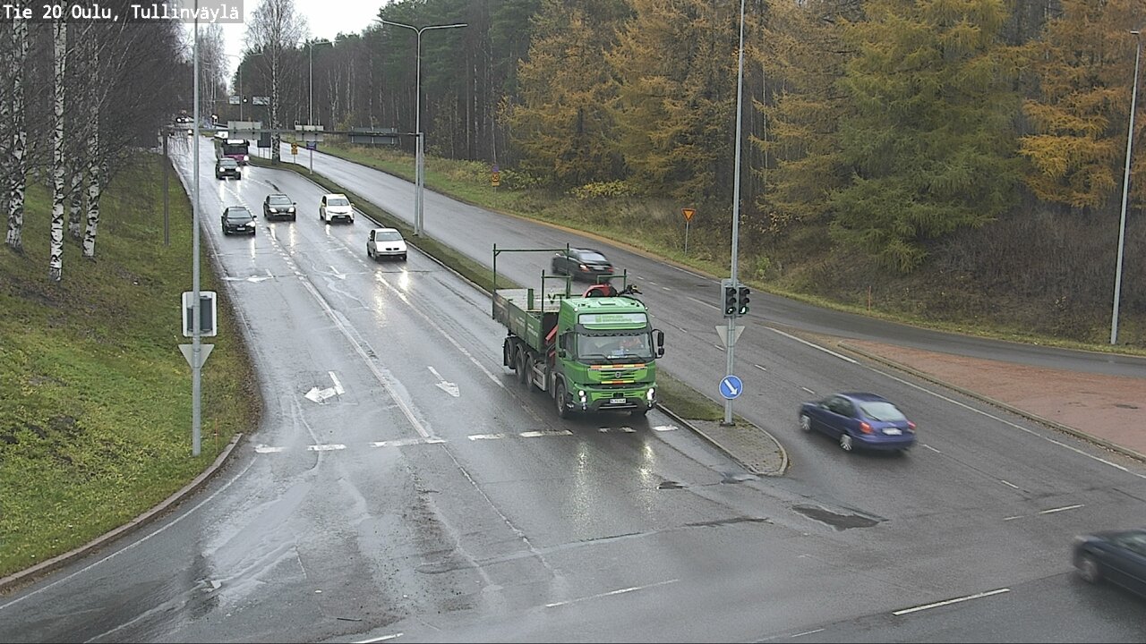 Weather Camera Image Väg 20 Uleåborg, Tullinväylä, Oulu, Pohjois-Pohjanmaa