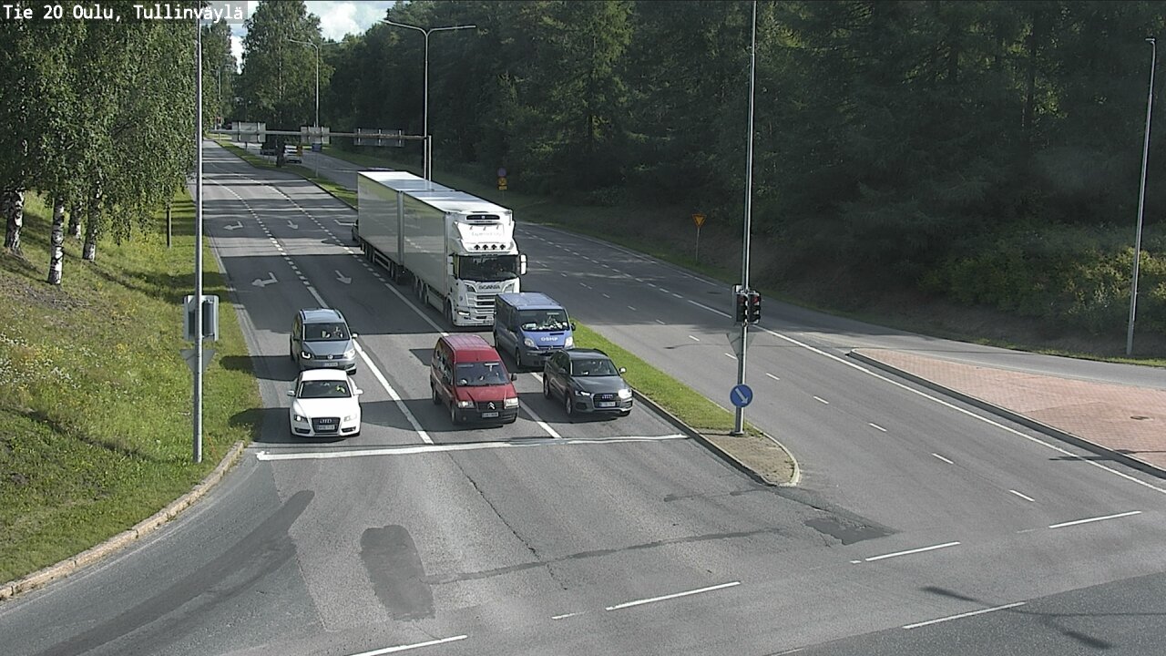 Weather Camera Image Road 20 Oulu, Tullinväylä, Oulu, Pohjois-Pohjanmaa