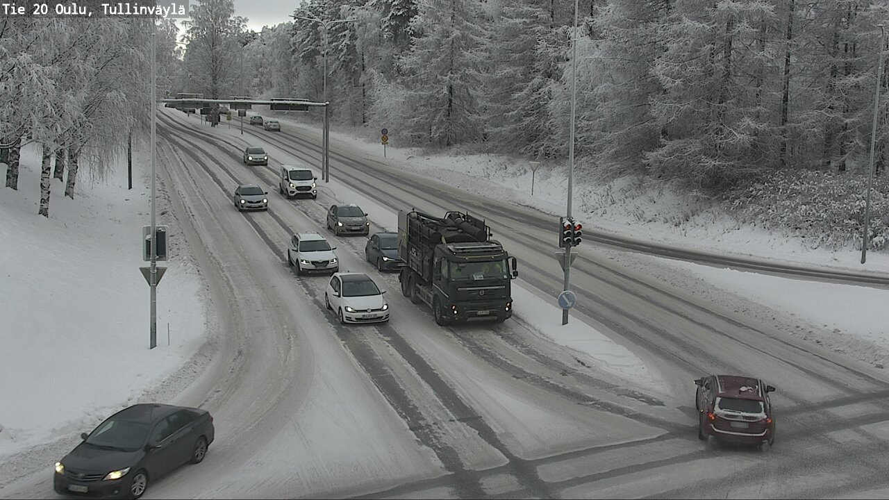 Weather Camera Image Väg 20 Uleåborg, Tullinväylä, Oulu, Pohjois-Pohjanmaa