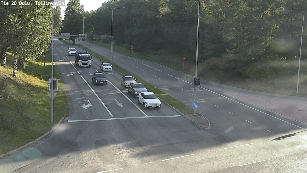 Weather Camera Image Road 20 Oulu, Tullinväylä, Oulu, Pohjois-Pohjanmaa