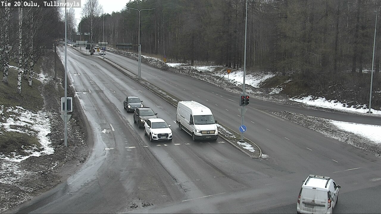 Weather Camera Image Road 20 Oulu, Tullinväylä, Oulu, Pohjois-Pohjanmaa