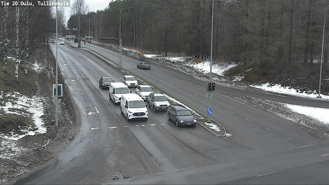 Weather Camera Image Road 20 Oulu, Tullinväylä, Oulu, Pohjois-Pohjanmaa