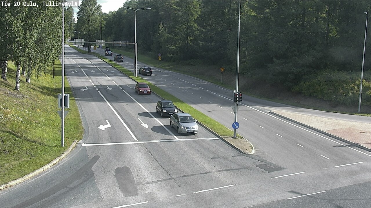 Weather Camera Image Road 20 Oulu, Tullinväylä, Oulu, Pohjois-Pohjanmaa