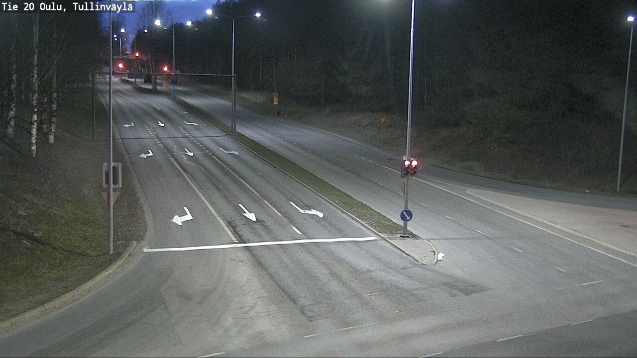 Weather Camera Image Väg 20 Uleåborg, Tullinväylä, Oulu, Pohjois-Pohjanmaa