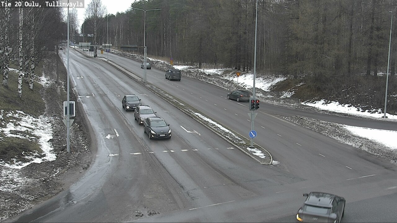 Weather Camera Image Road 20 Oulu, Tullinväylä, Oulu, Pohjois-Pohjanmaa