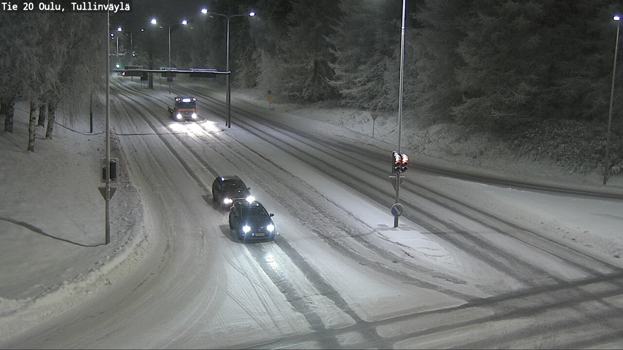 Weather Camera Image Väg 20 Uleåborg, Tullinväylä, Oulu, Pohjois-Pohjanmaa
