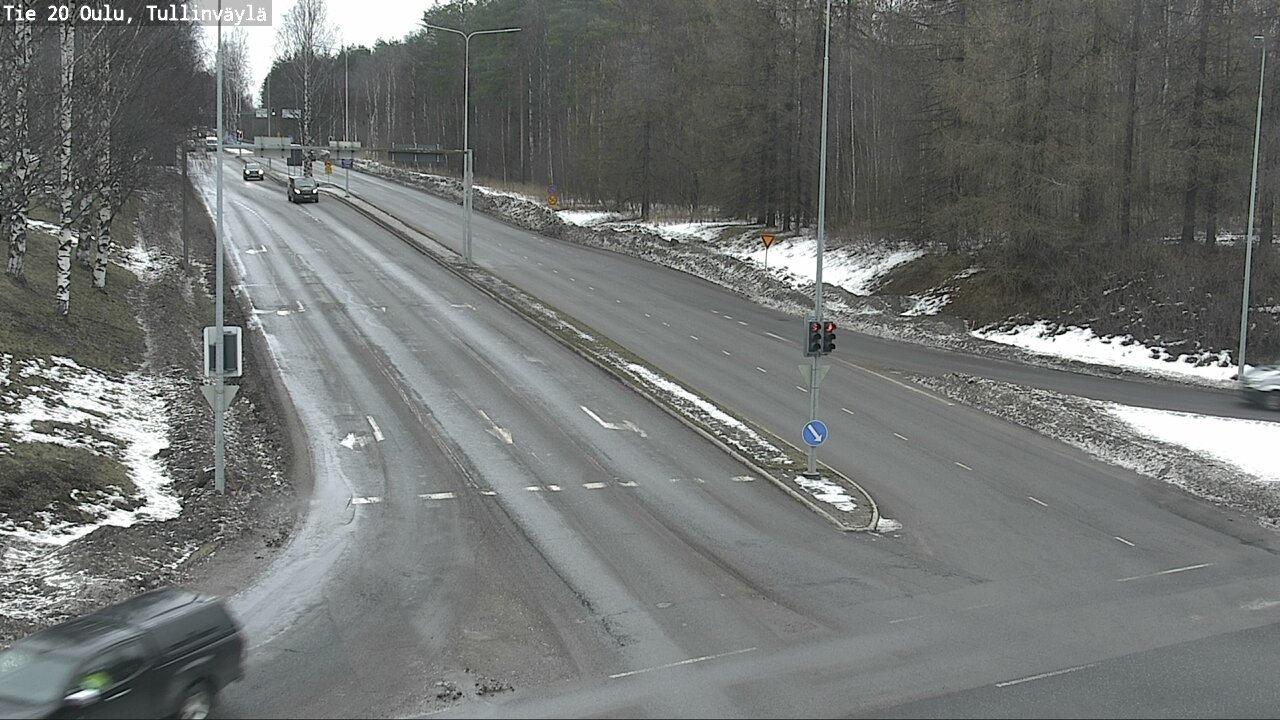 Weather Camera Image Road 20 Oulu, Tullinväylä, Oulu, Pohjois-Pohjanmaa