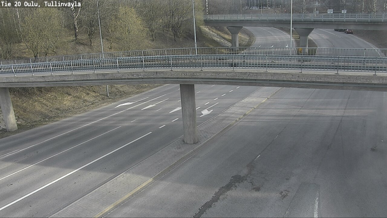 Weather Camera Image Road 20 Oulu, Tullinväylä, Oulu, Pohjois-Pohjanmaa