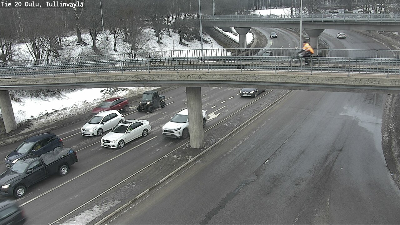 Weather Camera Image Väg 20 Uleåborg, Tullinväylä, Oulu, Pohjois-Pohjanmaa