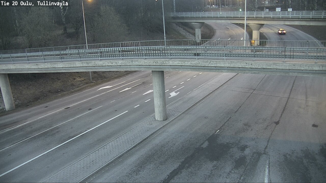 Weather Camera Image Road 20 Oulu, Tullinväylä, Oulu, Pohjois-Pohjanmaa