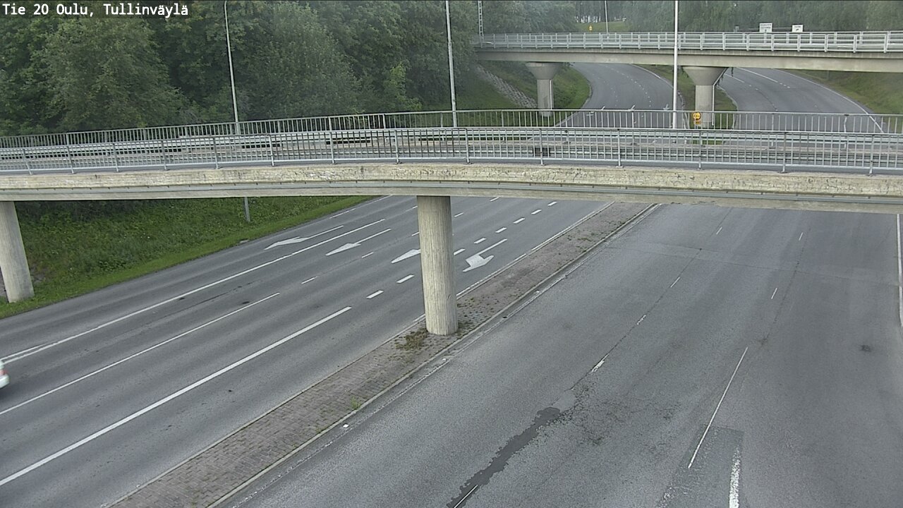 Weather Camera Image Road 20 Oulu, Tullinväylä, Oulu, Pohjois-Pohjanmaa