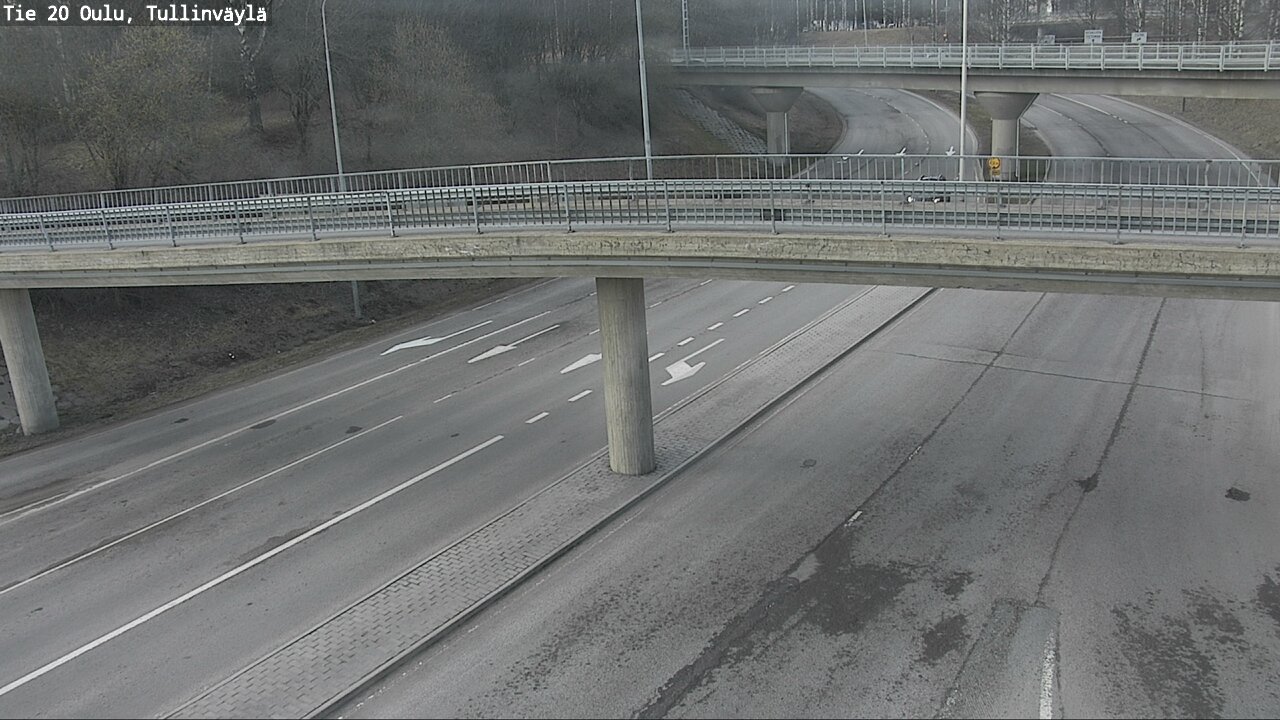 Weather Camera Image Road 20 Oulu, Tullinväylä, Oulu, Pohjois-Pohjanmaa