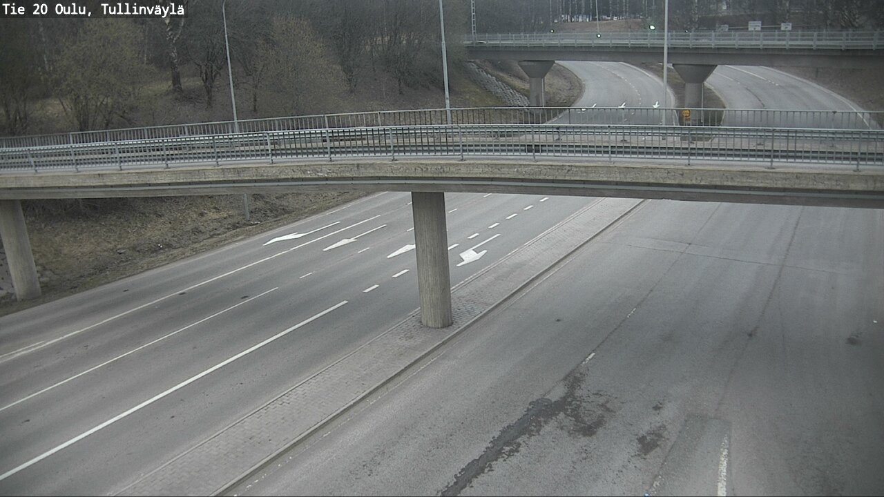 Weather Camera Image Väg 20 Uleåborg, Tullinväylä, Oulu, Pohjois-Pohjanmaa