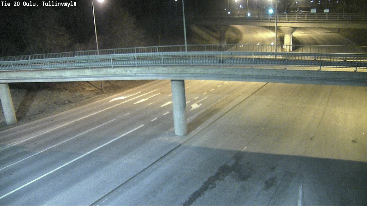 Weather Camera Image Väg 20 Uleåborg, Tullinväylä, Oulu, Pohjois-Pohjanmaa
