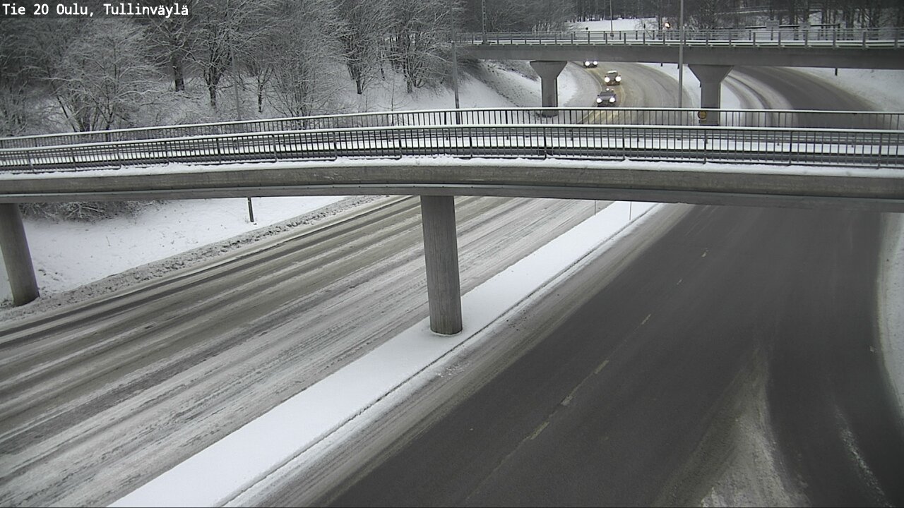 Weather Camera Image Väg 20 Uleåborg, Tullinväylä, Oulu, Pohjois-Pohjanmaa