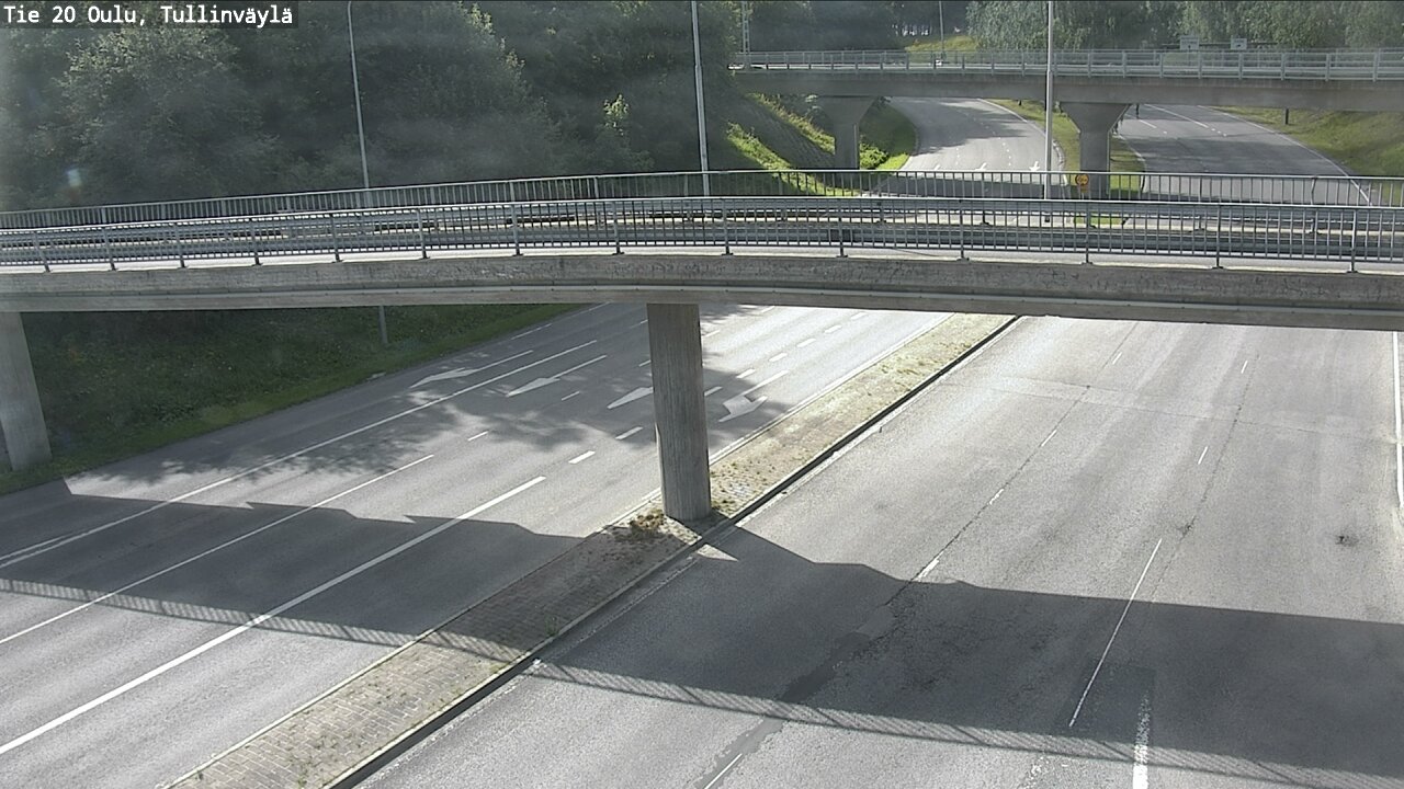Weather Camera Image Road 20 Oulu, Tullinväylä, Oulu, Pohjois-Pohjanmaa