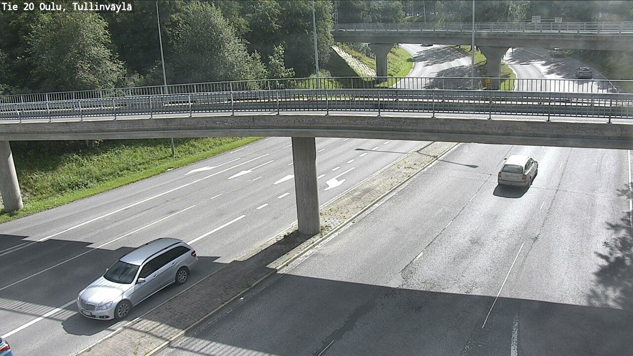 Weather Camera Image Road 20 Oulu, Tullinväylä, Oulu, Pohjois-Pohjanmaa