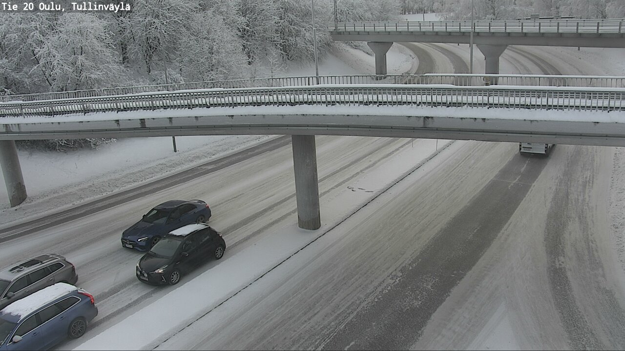 Weather Camera Image Road 20 Oulu, Tullinväylä, Oulu, Pohjois-Pohjanmaa