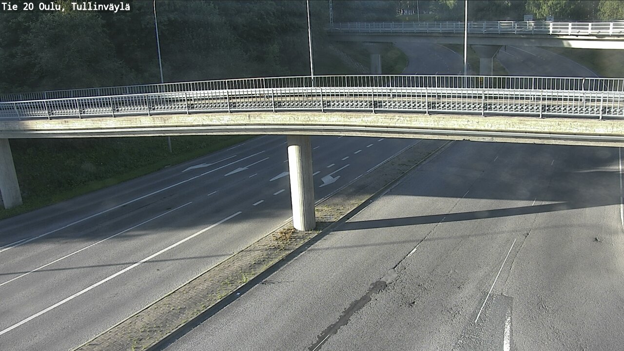 Weather Camera Image Road 20 Oulu, Tullinväylä, Oulu, Pohjois-Pohjanmaa