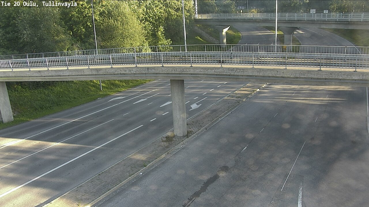 Weather Camera Image Road 20 Oulu, Tullinväylä, Oulu, Pohjois-Pohjanmaa