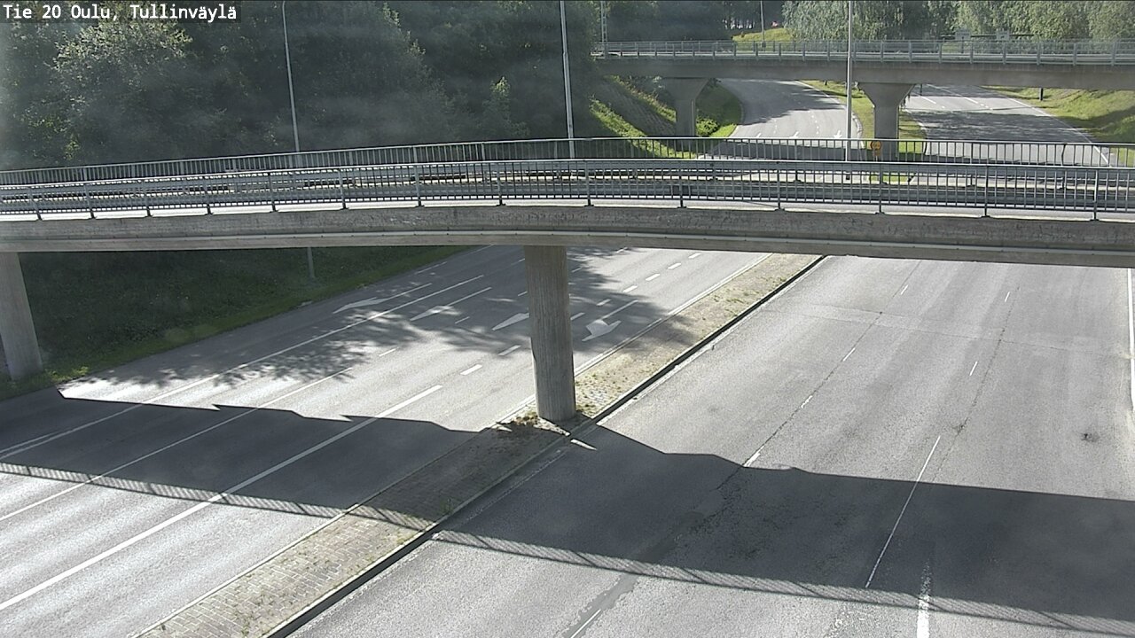 Weather Camera Image Road 20 Oulu, Tullinväylä, Oulu, Pohjois-Pohjanmaa