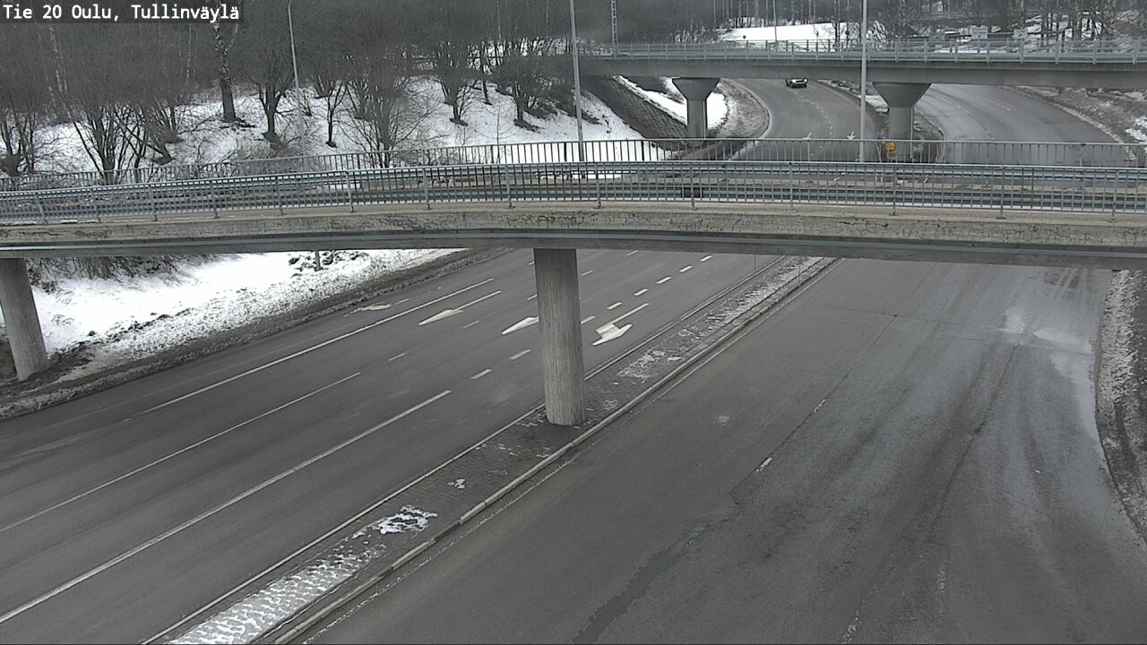 Weather Camera Image Road 20 Oulu, Tullinväylä, Oulu, Pohjois-Pohjanmaa