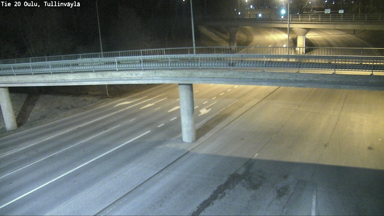 Weather Camera Image Väg 20 Uleåborg, Tullinväylä, Oulu, Pohjois-Pohjanmaa
