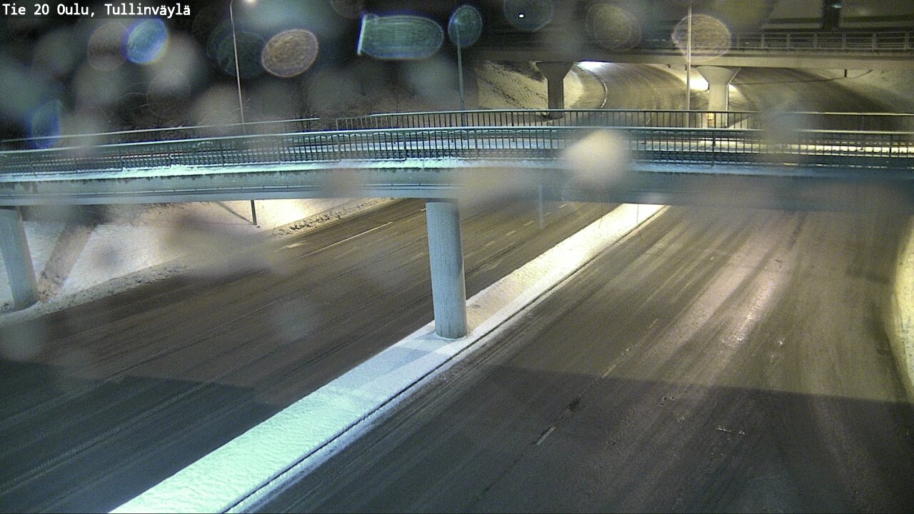 Weather Camera Image Väg 20 Uleåborg, Tullinväylä, Oulu, Pohjois-Pohjanmaa
