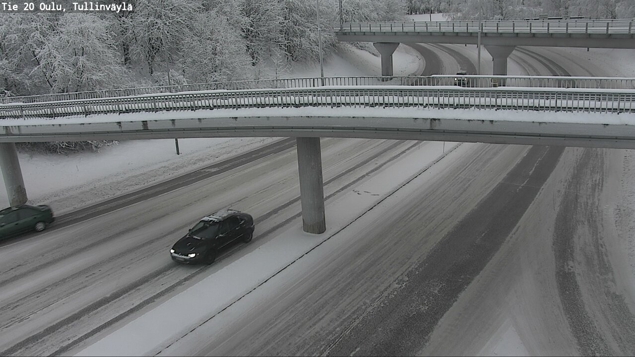 Weather Camera Image Väg 20 Uleåborg, Tullinväylä, Oulu, Pohjois-Pohjanmaa