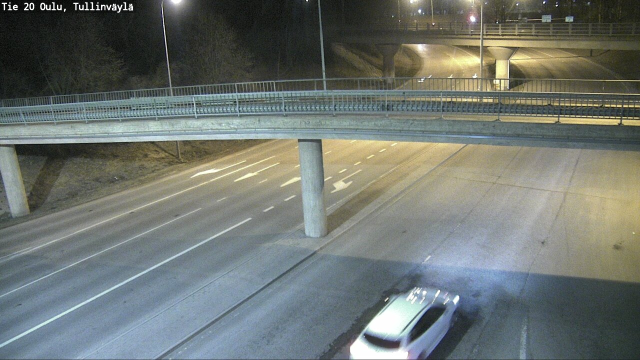 Weather Camera Image Väg 20 Uleåborg, Tullinväylä, Oulu, Pohjois-Pohjanmaa