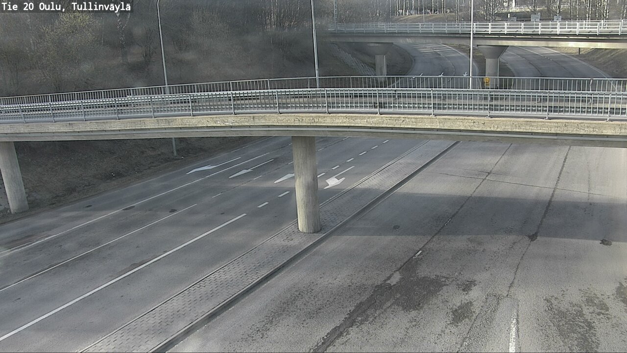 Weather Camera Image Road 20 Oulu, Tullinväylä, Oulu, Pohjois-Pohjanmaa