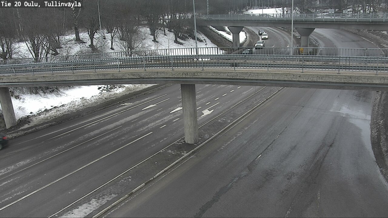 Weather Camera Image Väg 20 Uleåborg, Tullinväylä, Oulu, Pohjois-Pohjanmaa