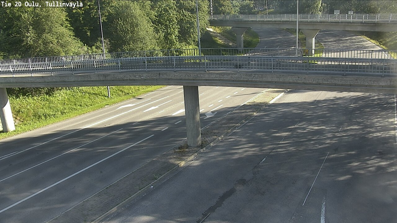 Weather Camera Image Road 20 Oulu, Tullinväylä, Oulu, Pohjois-Pohjanmaa