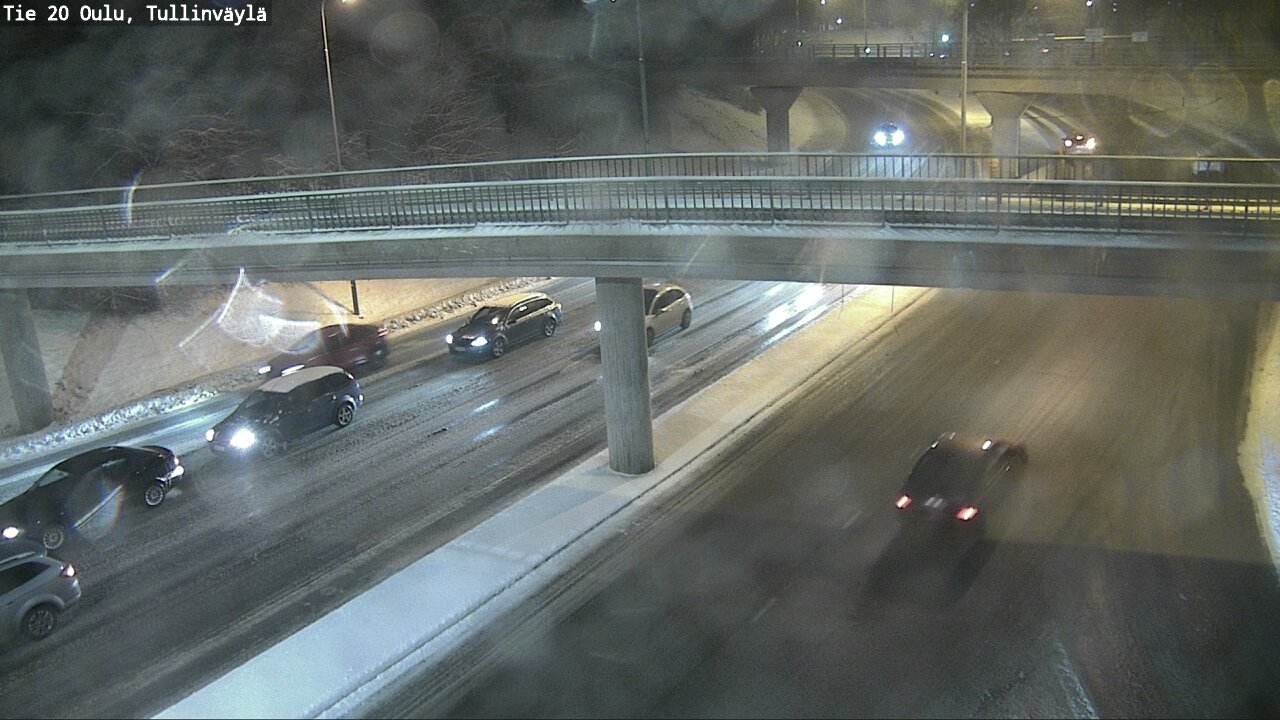 Weather Camera Image Väg 20 Uleåborg, Tullinväylä, Oulu, Pohjois-Pohjanmaa