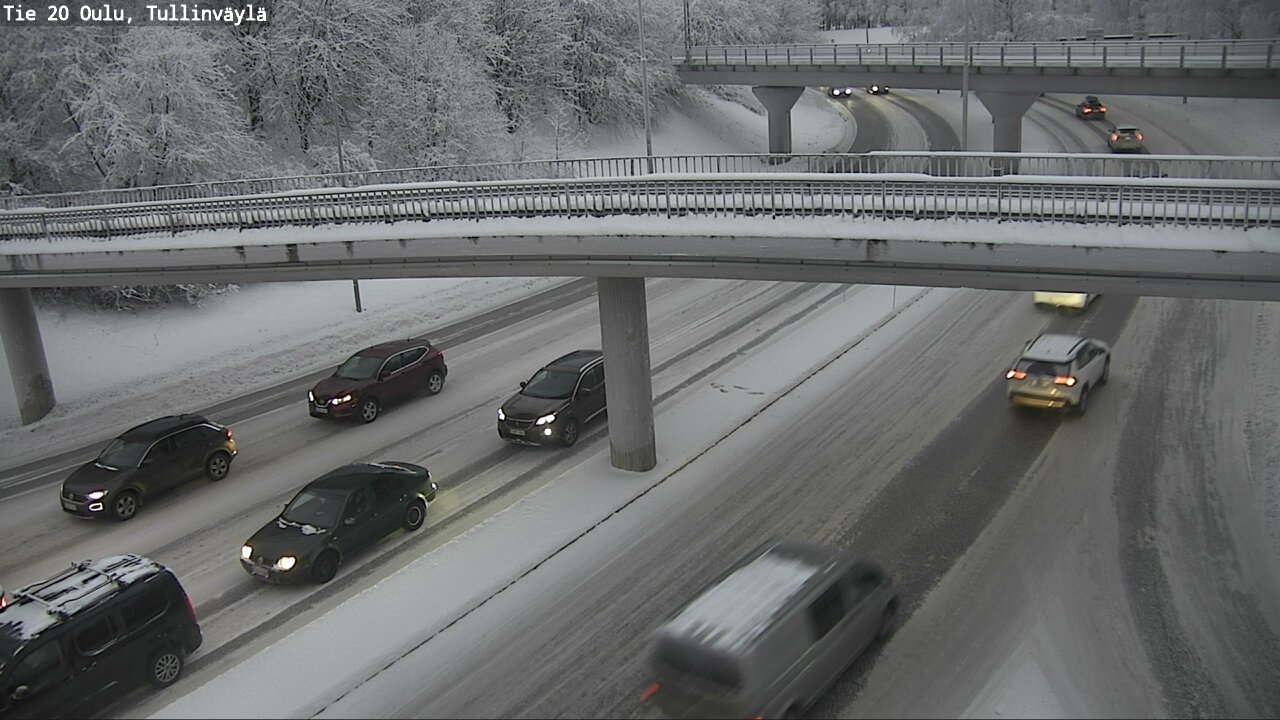 Weather Camera Image Väg 20 Uleåborg, Tullinväylä, Oulu, Pohjois-Pohjanmaa