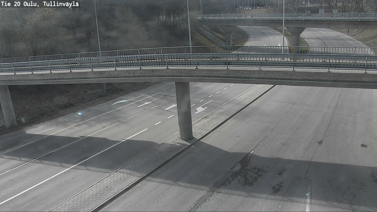 Weather Camera Image Road 20 Oulu, Tullinväylä, Oulu, Pohjois-Pohjanmaa