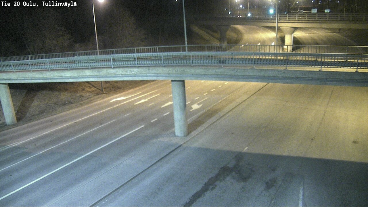 Weather Camera Image Väg 20 Uleåborg, Tullinväylä, Oulu, Pohjois-Pohjanmaa