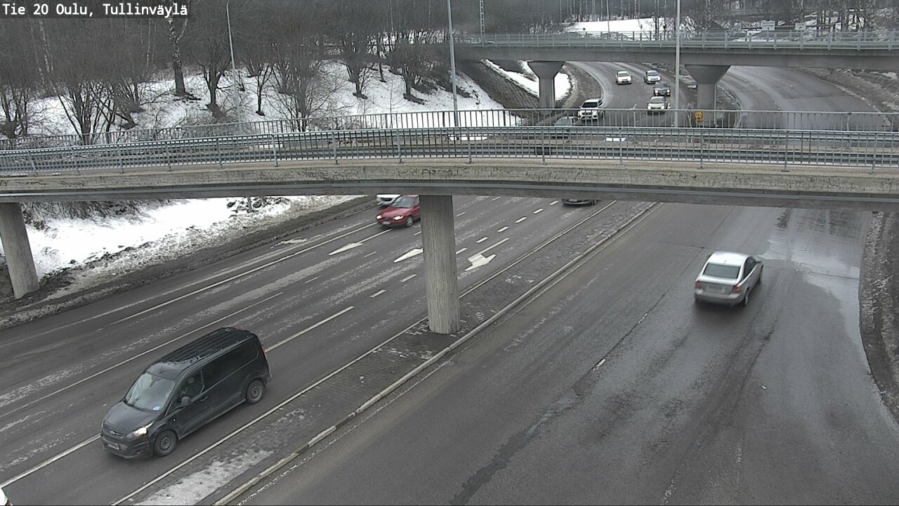 Weather Camera Image Väg 20 Uleåborg, Tullinväylä, Oulu, Pohjois-Pohjanmaa